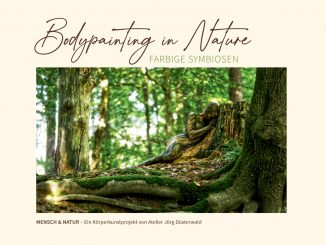 Cover fotobildband nature art bodypainting jörg düsterwald
